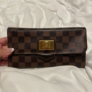 Louis Vuitton Damier Ebene Canvas Rosebery Wallet